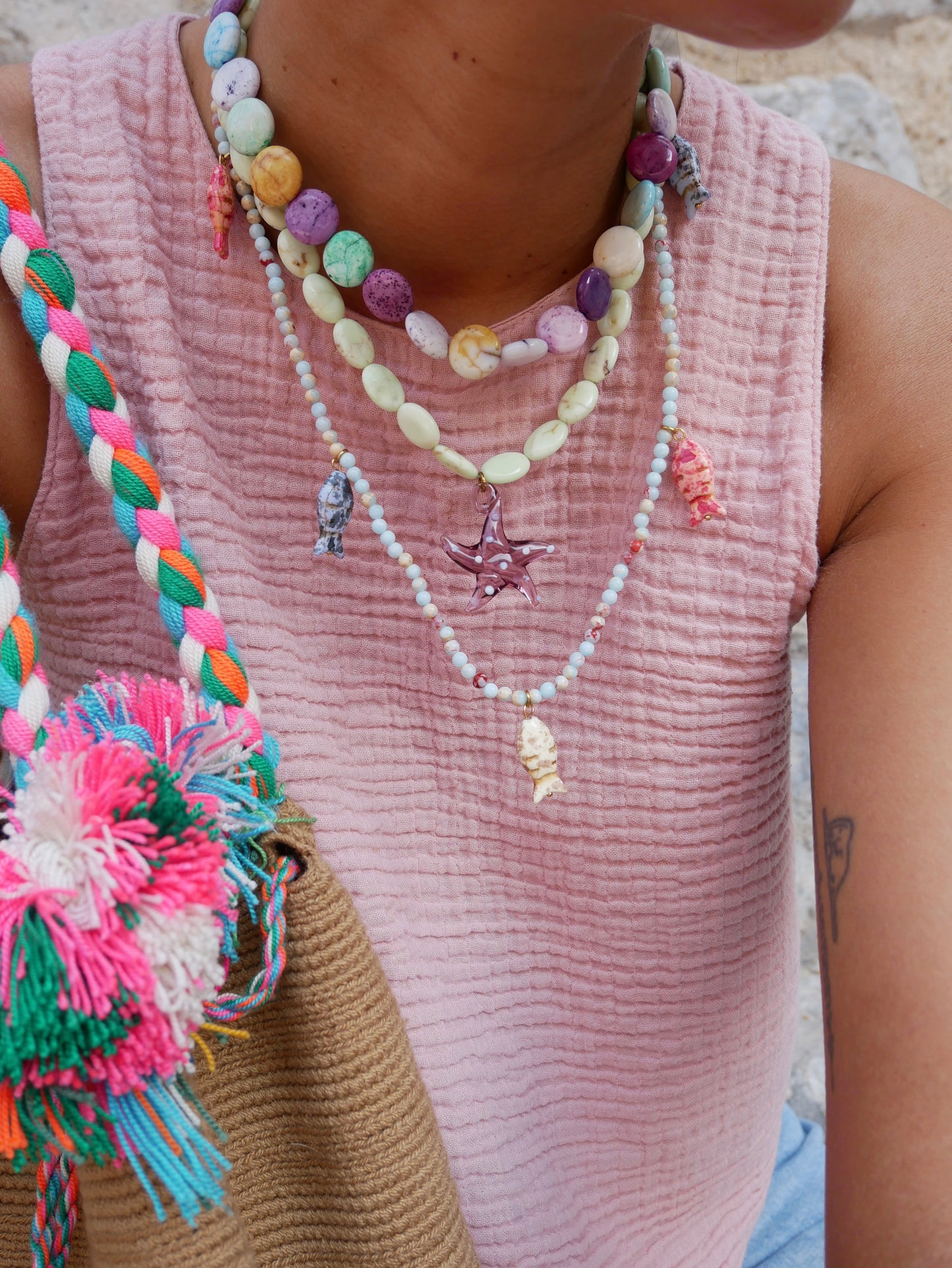 COLLAR LACASITOS (jaspe natural)