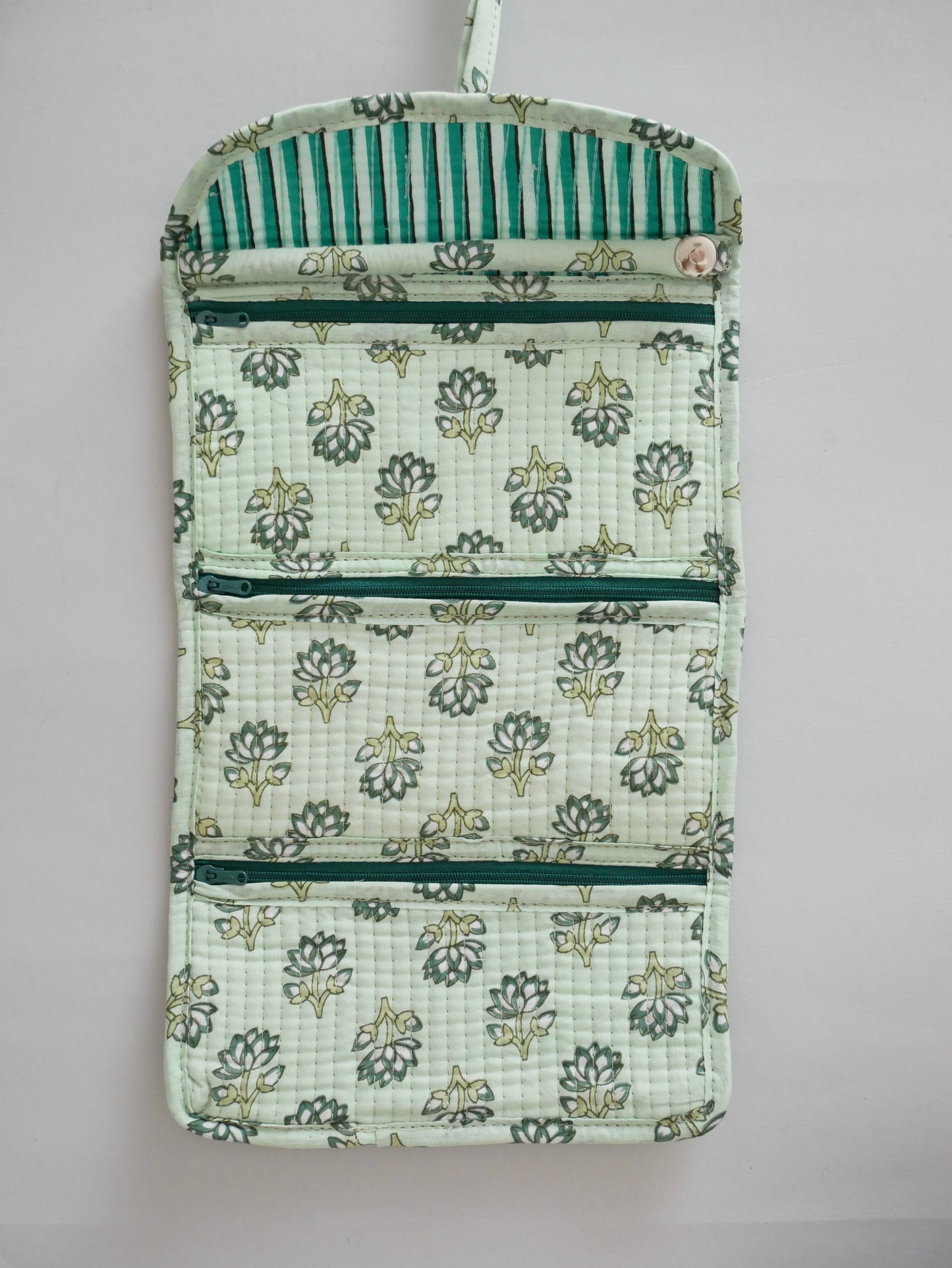 JOYERO KILIM VERDE SAGE