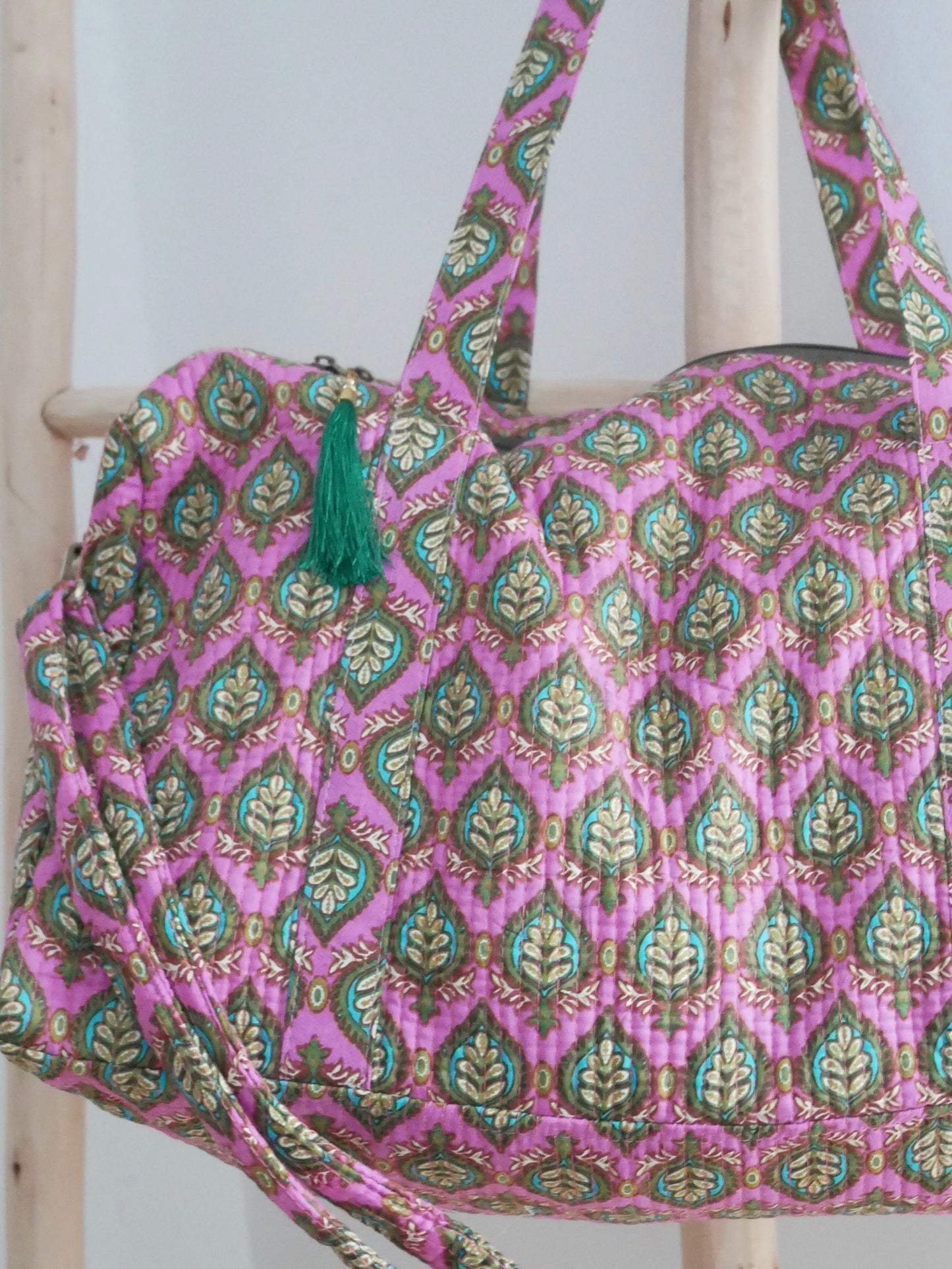 BOLSO VIAJE MALVA