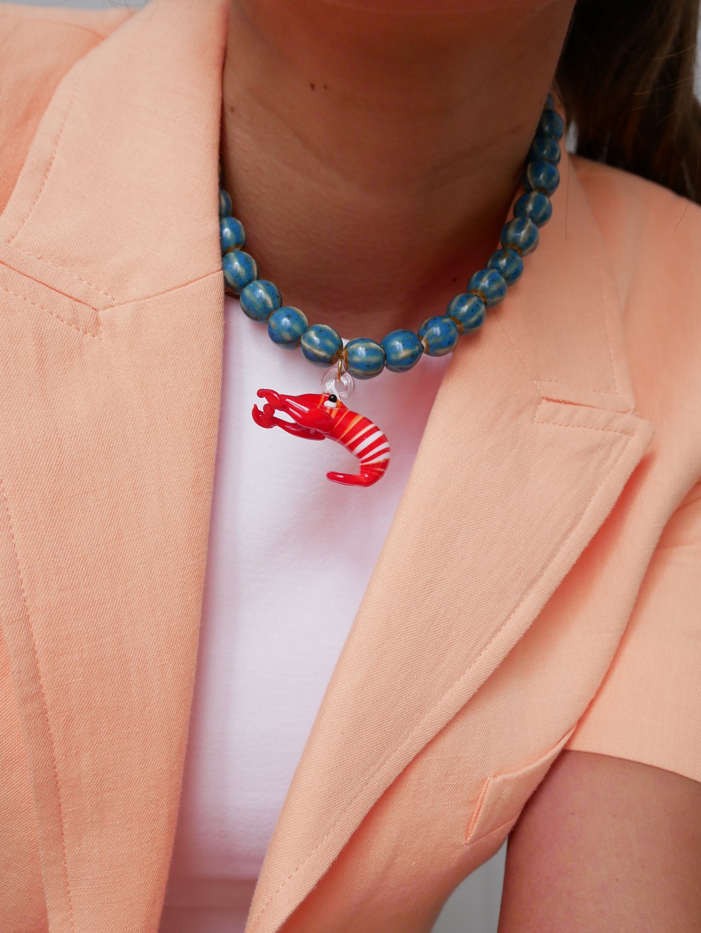COLLAR GAMBA ROJA
