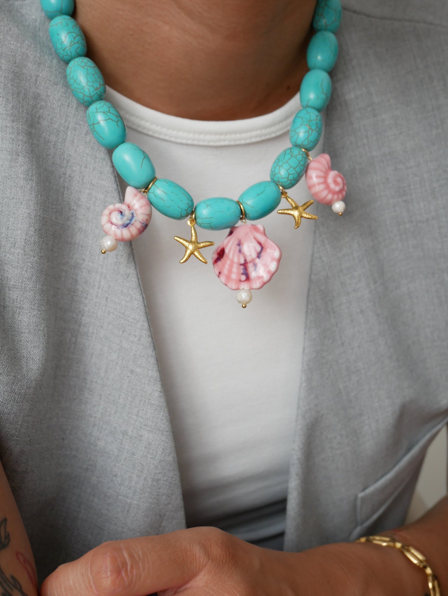 COLLAR TURQUESA NATURAL