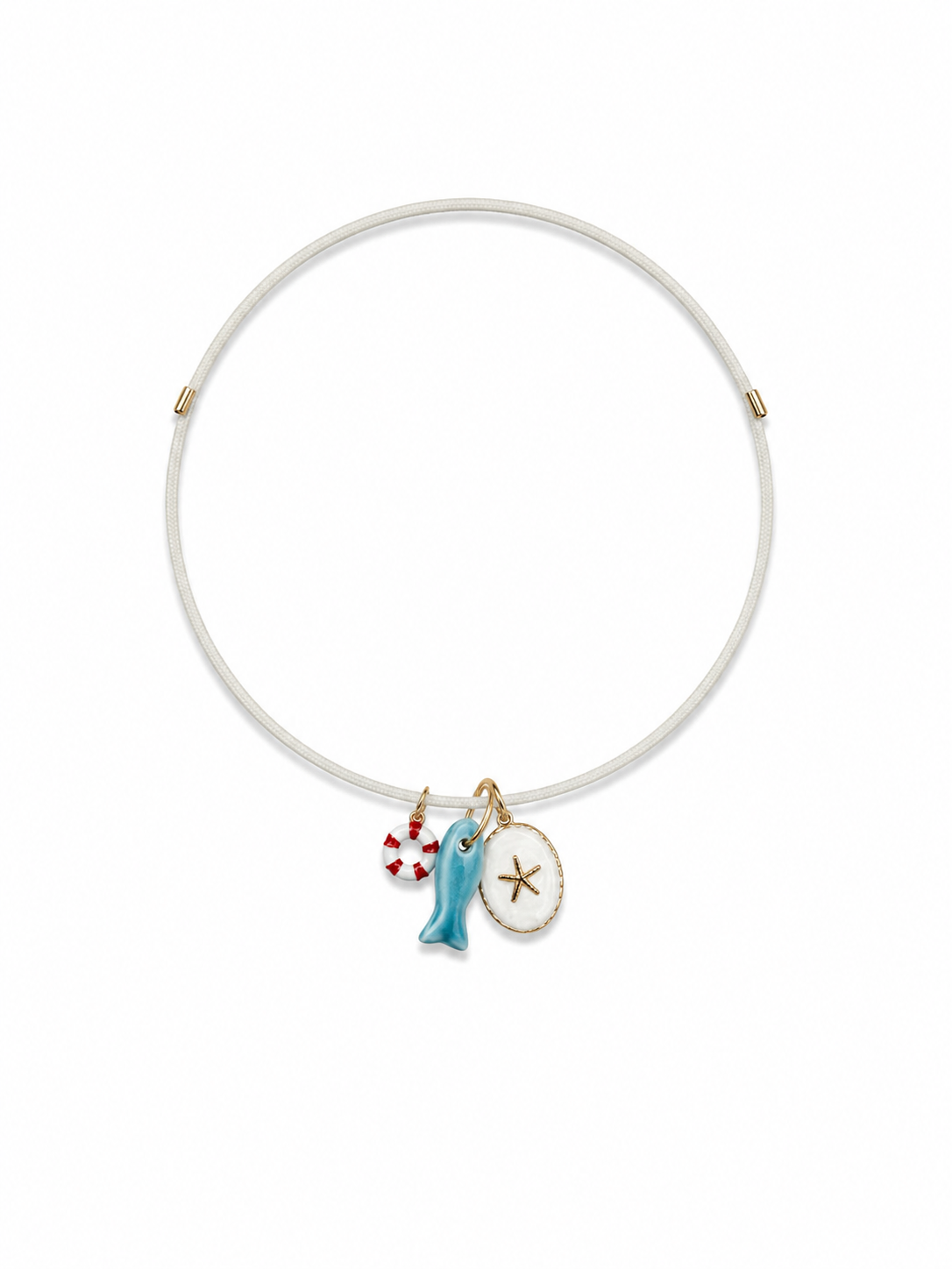 CORDÓN NYLON MAGNÉTICO BLANCO