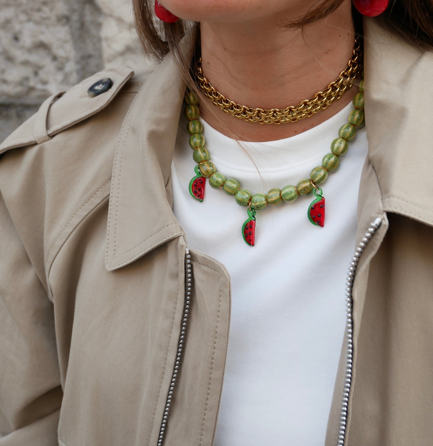 COLLAR SANDÍAS 🍉