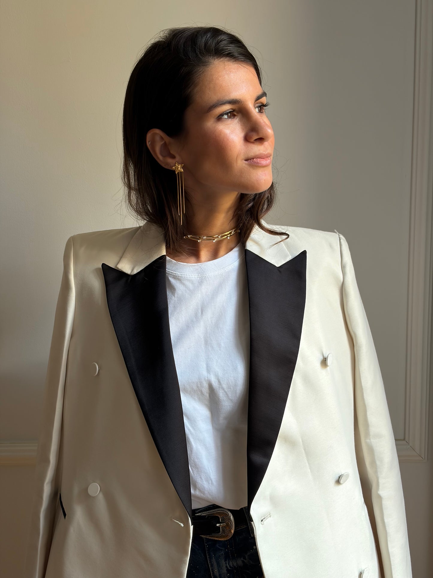 PENDIENTES ESTRELLA LARGOS (par)