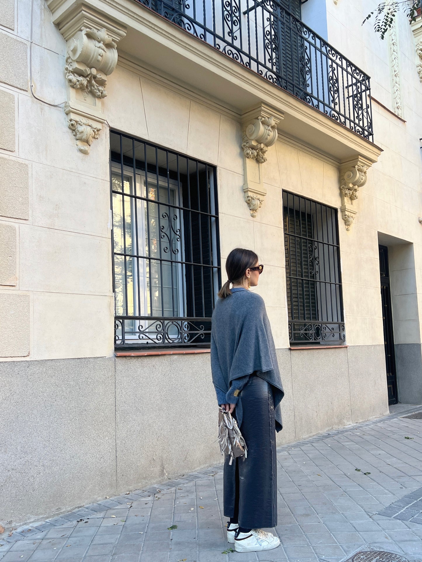 PONCHO HIVER bordado A&M
