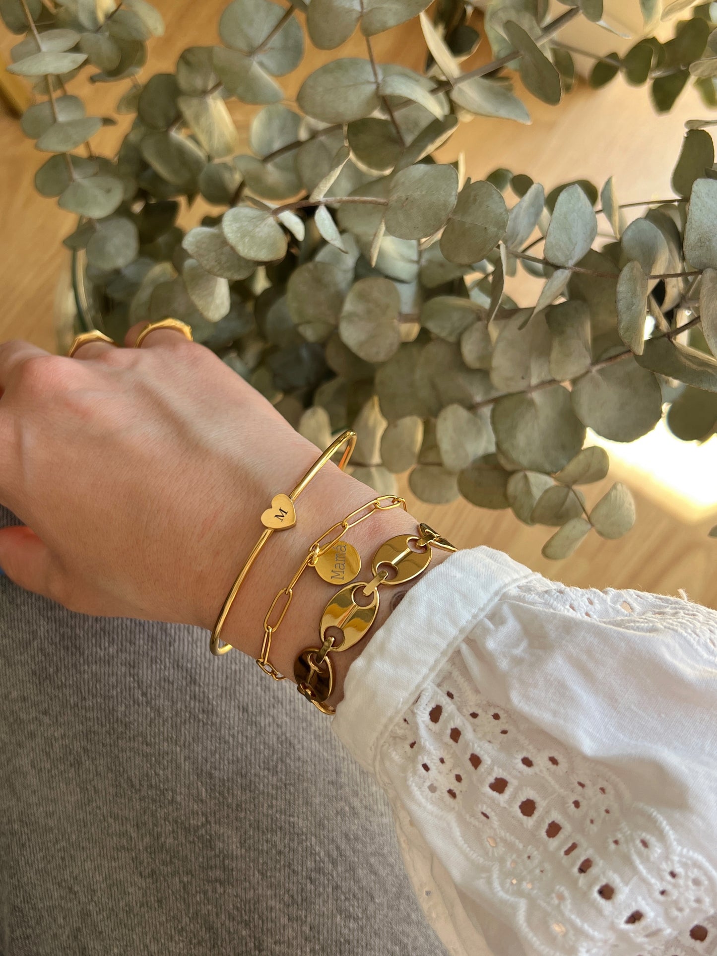 PULSERA CORAZÓN PERSONALIZABLE