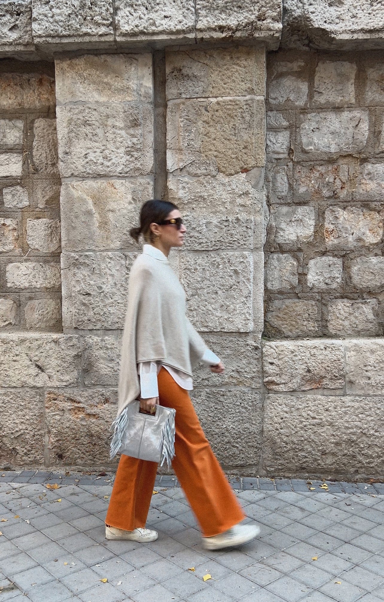 PONCHO HIVER bordado A&M