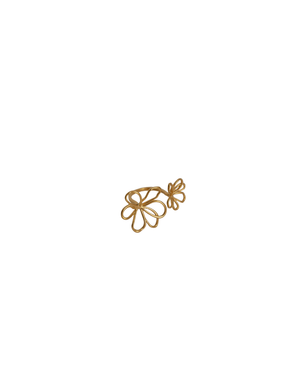 ANILLO DOBLE FLOR