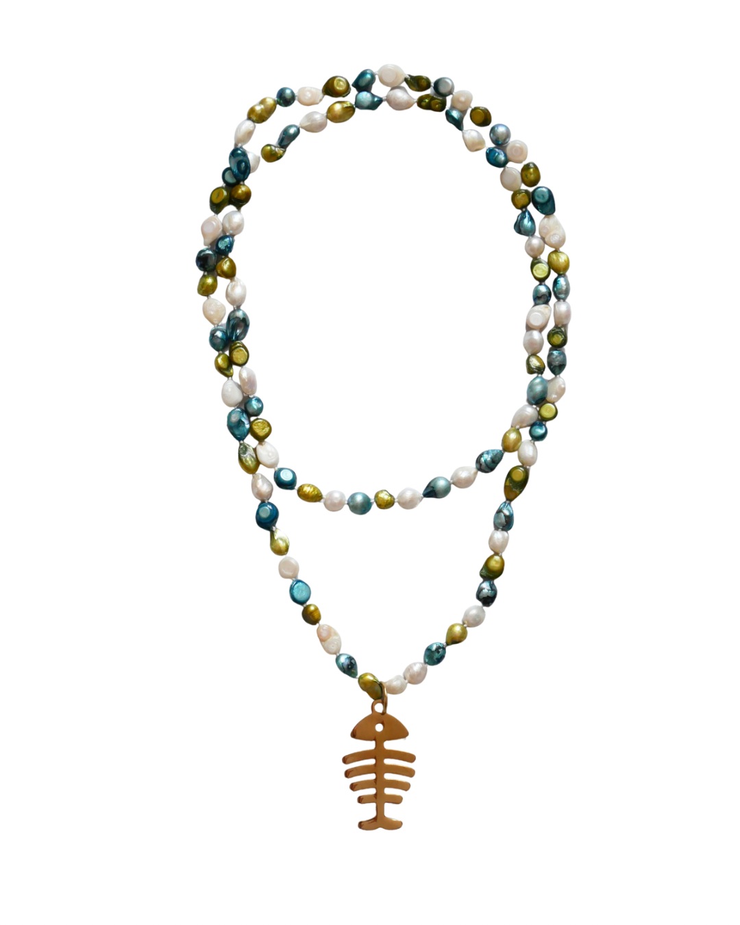 COLLAR NERINA MAXI (perlas naturales de río)