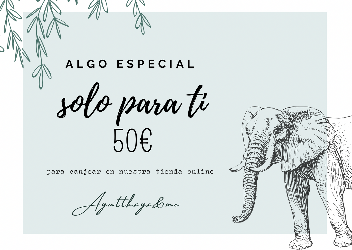 Tarjeta de regalo Ayutthaya&me