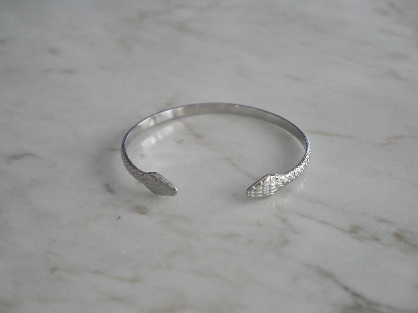 PULSERA SNAKE PLATEADA