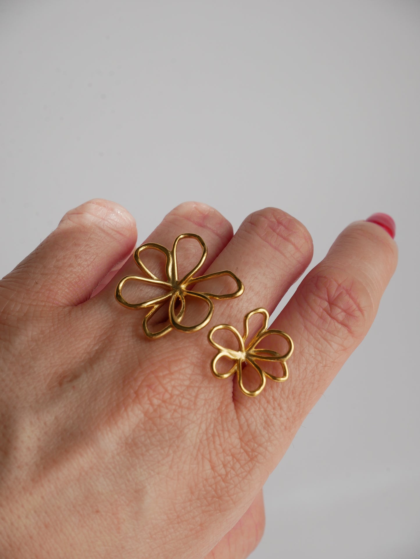 ANILLO DOBLE FLOR