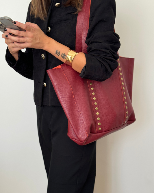 BOLSO TAVIRA BURGUNDY
