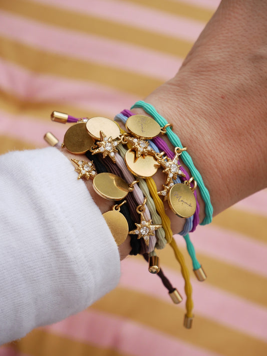 PULSERA ESTRELLITA CIRCONITAS (personalizable)