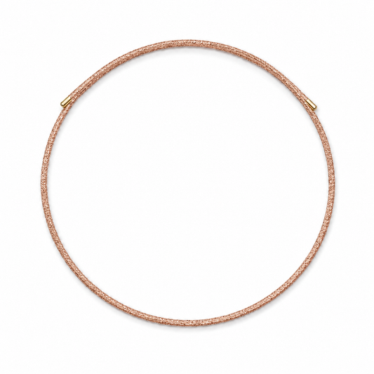 Cordón magnético de nylon oro rosa, collar y pulsera en uno — Ayutthaya&me