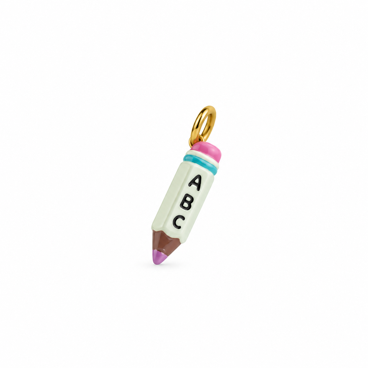 Charm lápiz esmaltado con letras ABC — Ayutthaya&me