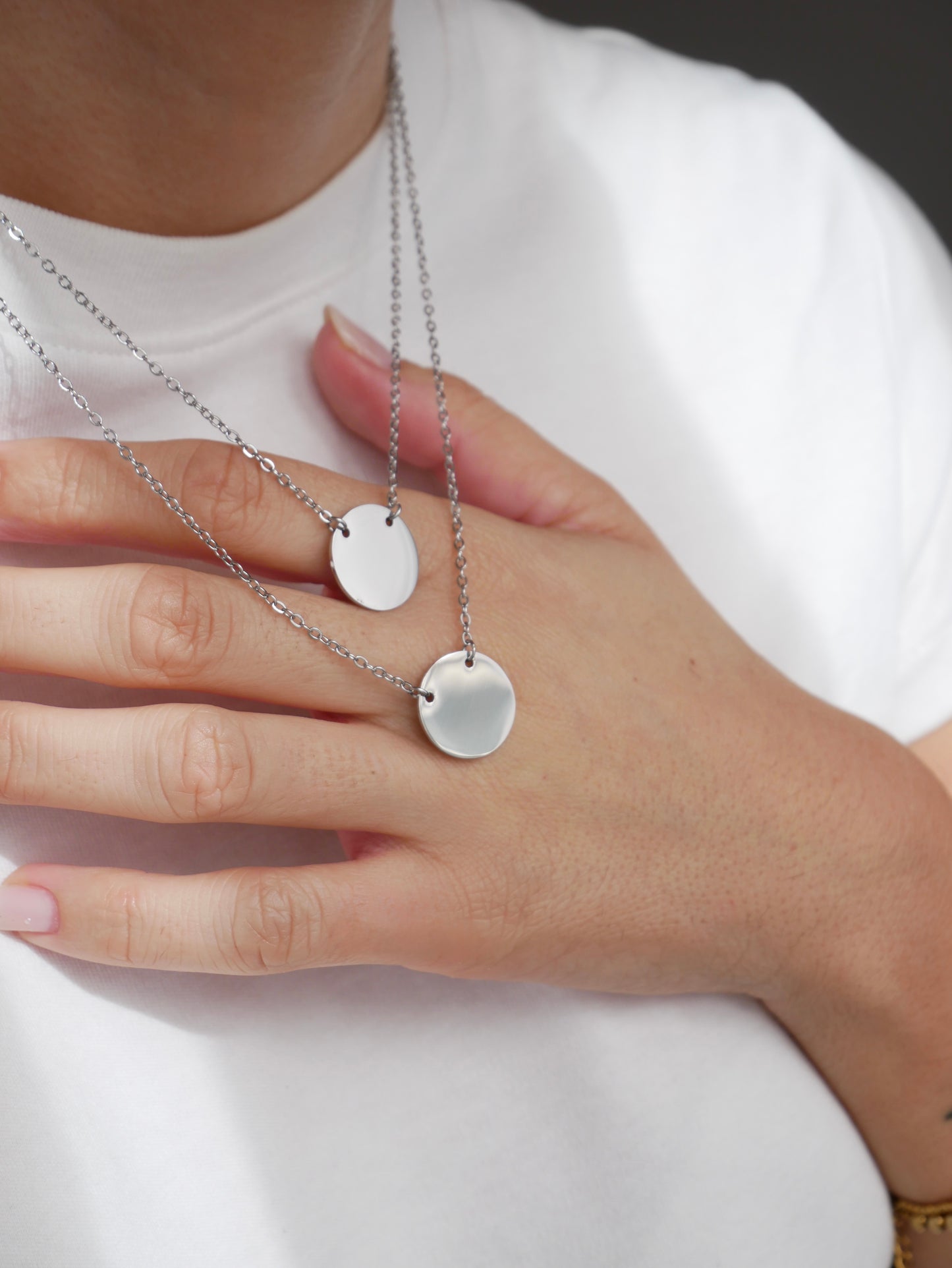 COLLAR DOBLE MONEDAS (personalizable)