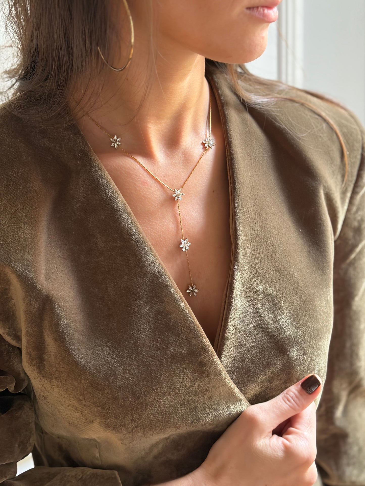 COLLAR FLORES CIRCONITAS