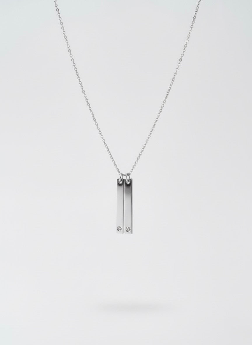 COLLAR DOUBLE LINE CIRCON (personalizable)