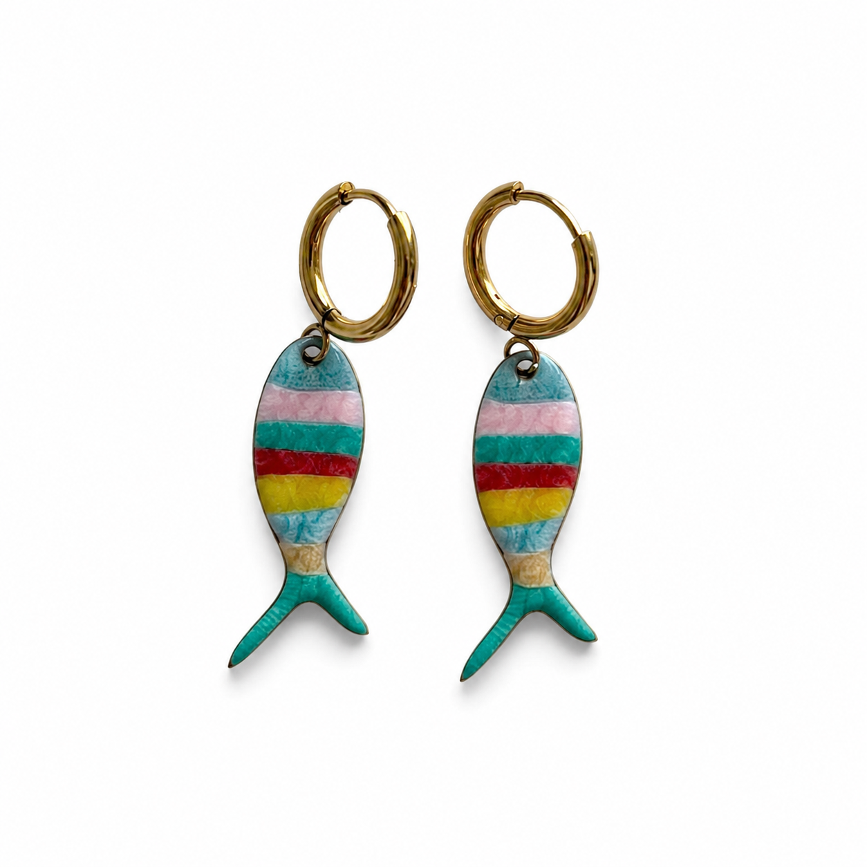 PENDIENTES PEZ MULTI (par)