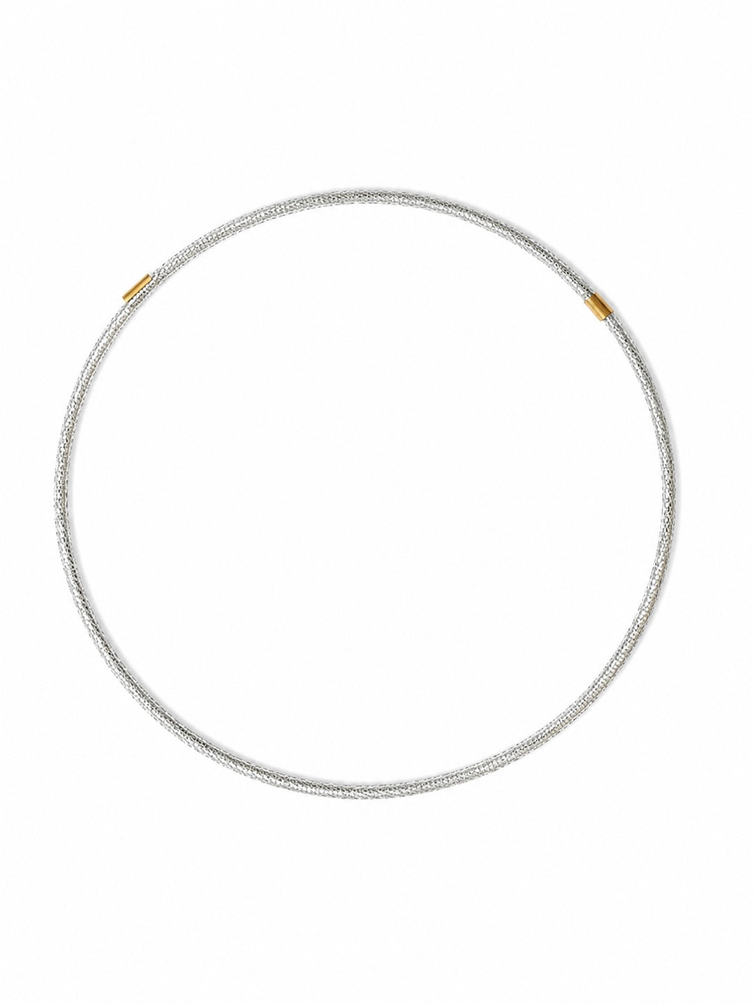 CORDÓN NYLON MAGNÉTICO PLATEADO