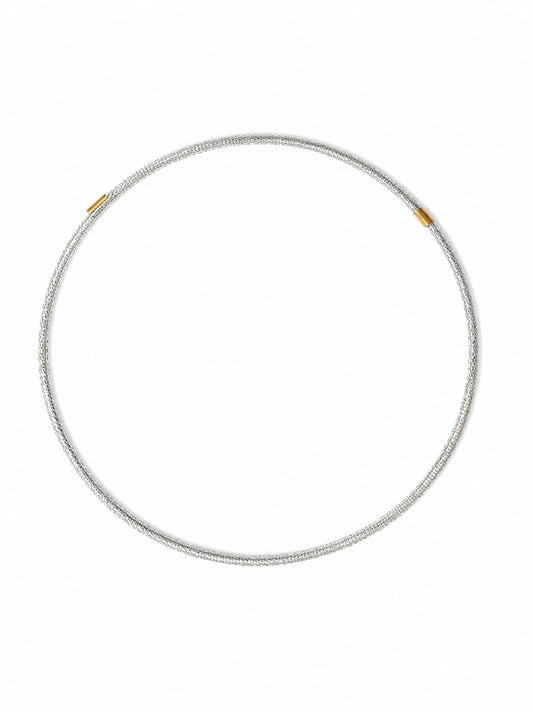 CORDÓN NYLON MAGNÉTICO PLATEADO
