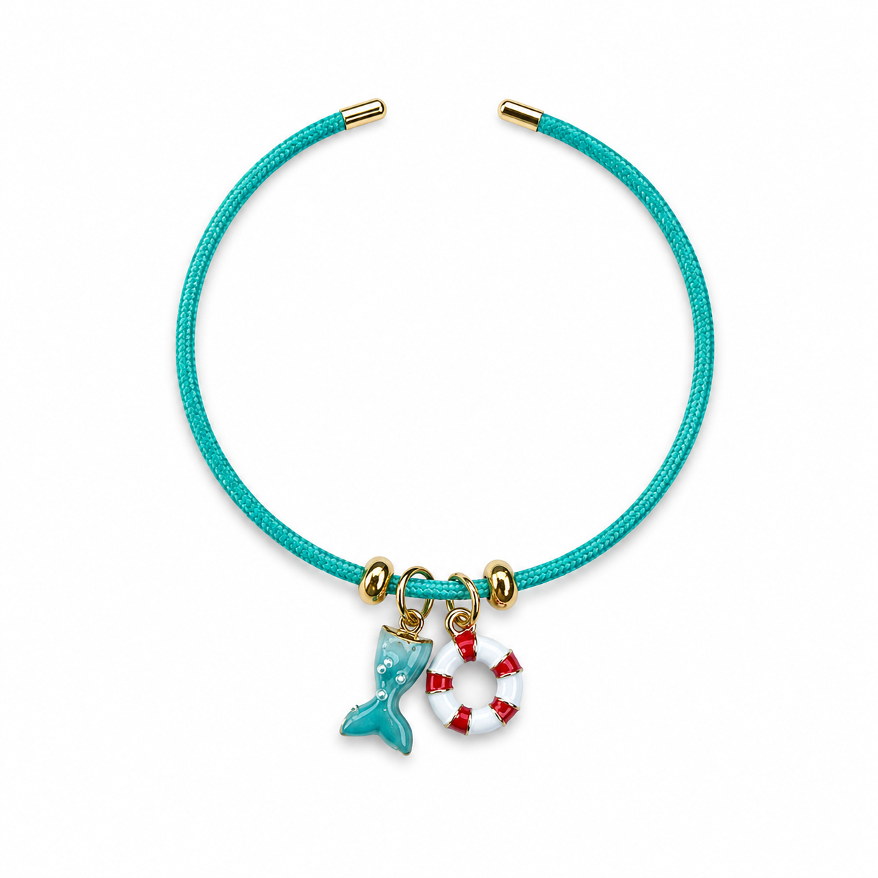 PULSERA NYLON TURQUESA