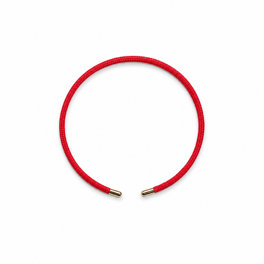 Pulsera de nylon roja personalizable con charms — Ayutthaya&me