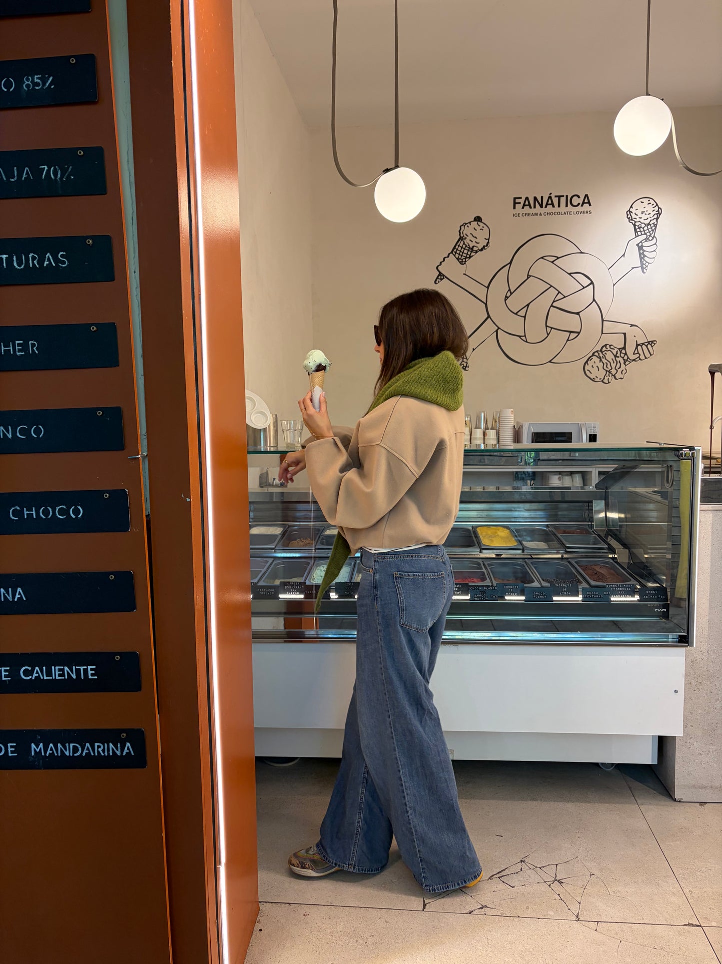 CAPUCHA PUNTO CANALÉ VERDE (con lana y alpaca)