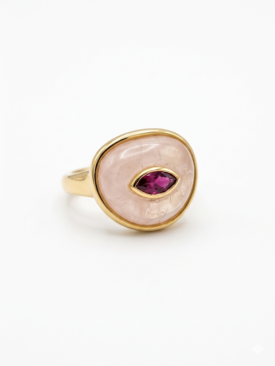 ANILLO CUARZO NATURAL