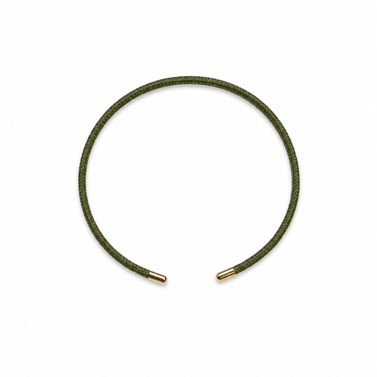 PULSERA NYLON VERDE CAZA