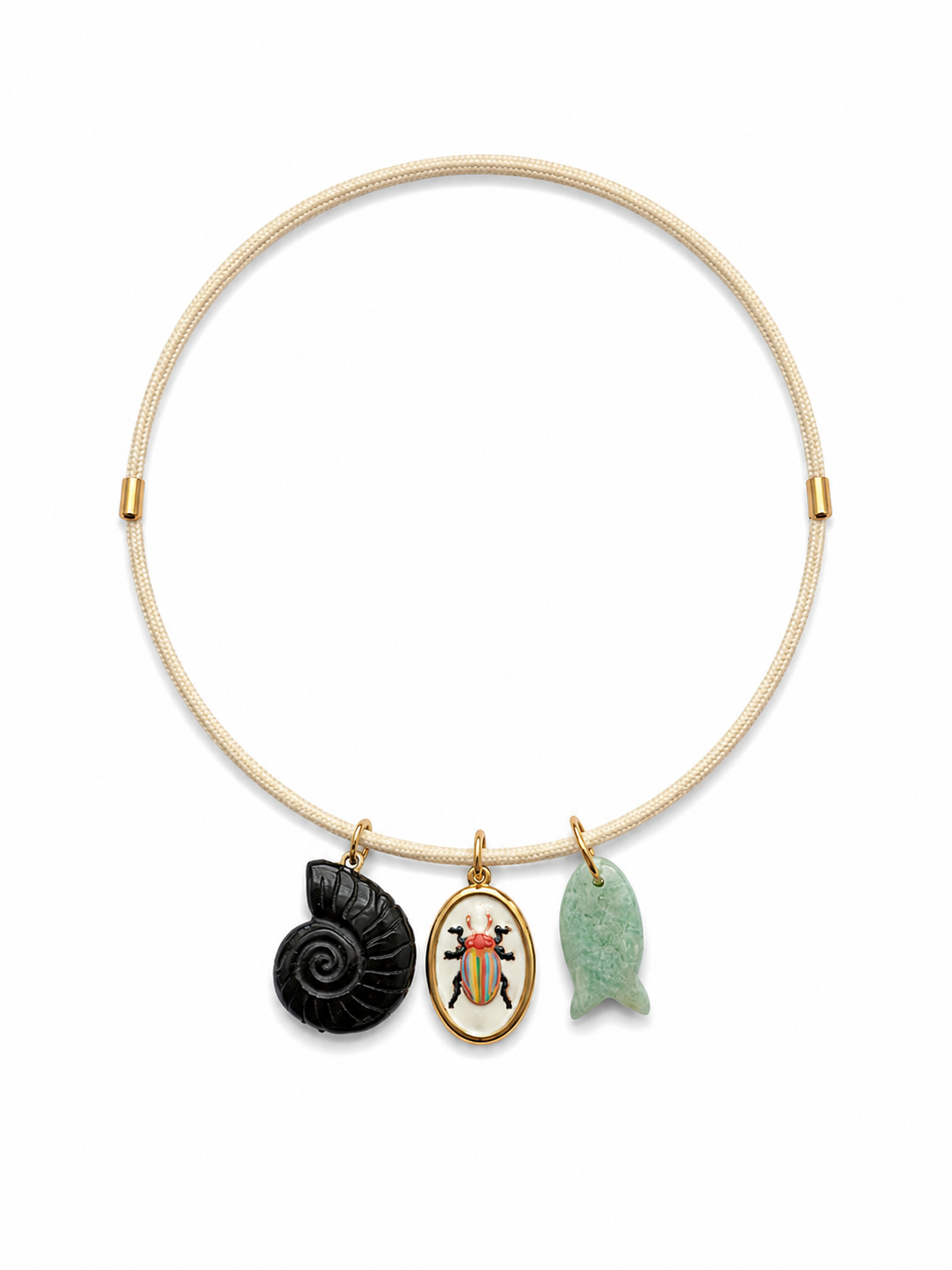 Charm pez de amazonita natural, otra vista — Ayutthaya&me