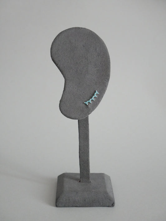 TREPADOR PINTITAS TURQUESA PLATEADO (UNIDAD)