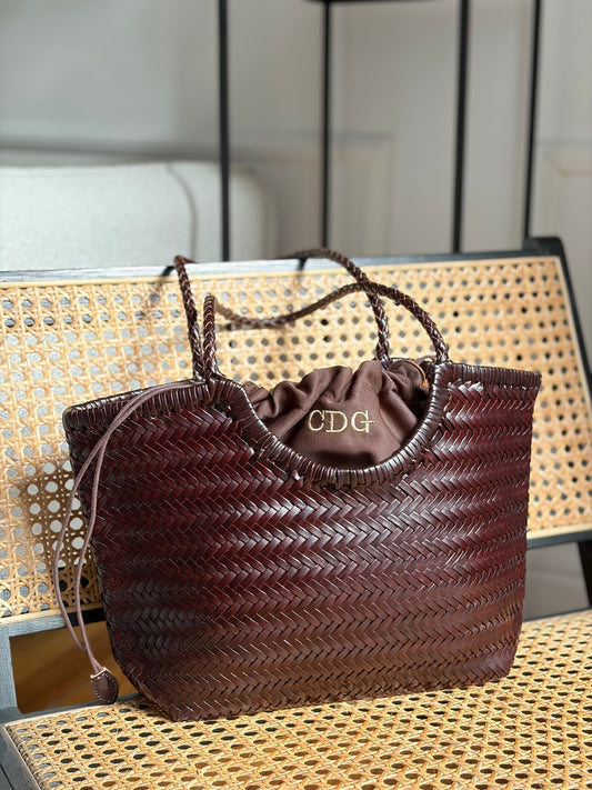 BOLSO TRENZADO PIEL 100%