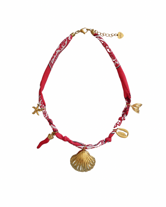 COLLAR BANDANA ROJO
