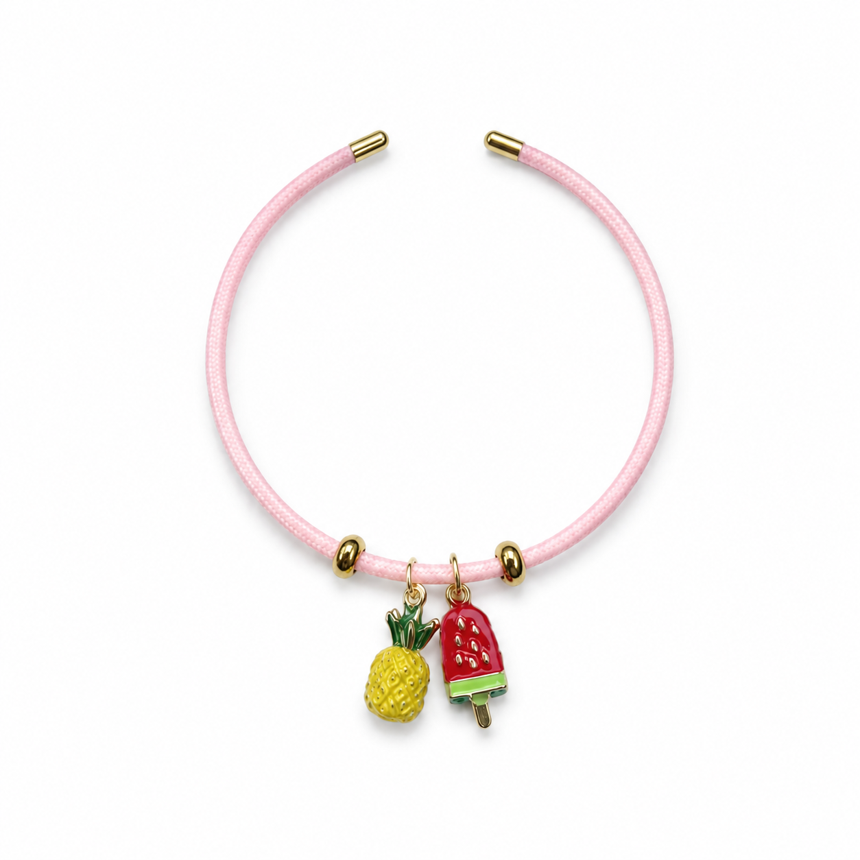 PULSERA NYLON ROSA