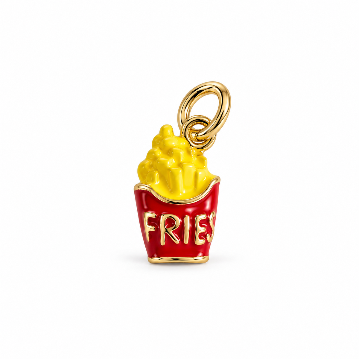 Charm patatas fritas esmaltado en cucurucho rojo — Ayutthaya&me