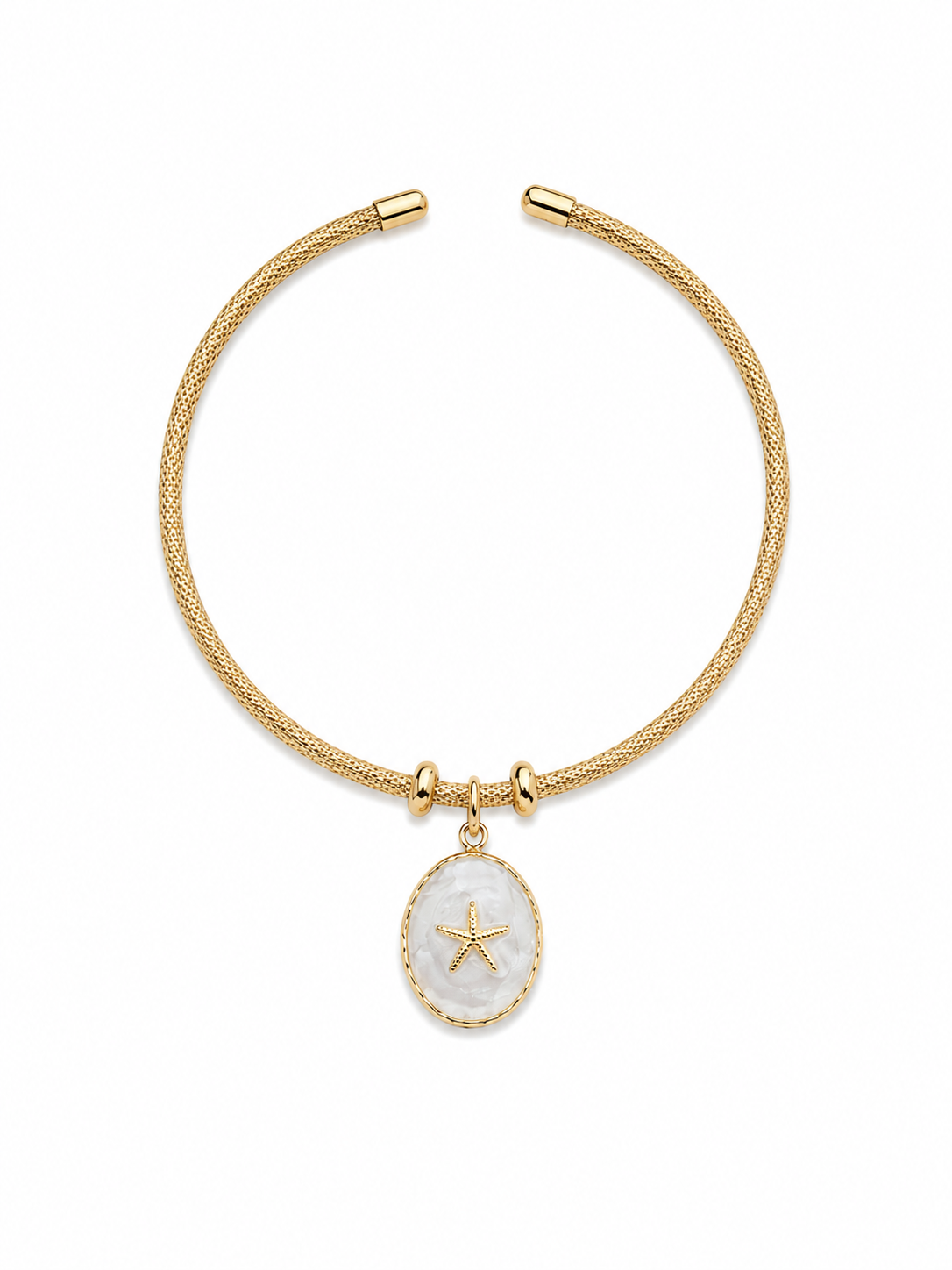 PULSERA NYLON DORADA