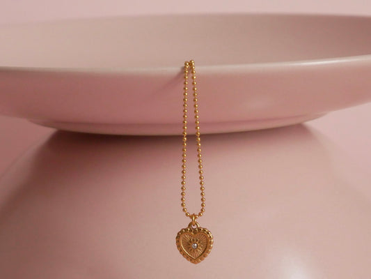COLGANTE MINI CORAZÓN BRILLITO