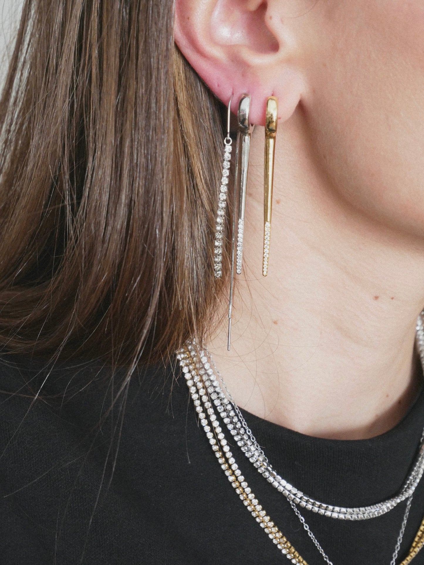PENDIENTES TIRA BRILLITOS (UNIDAD)