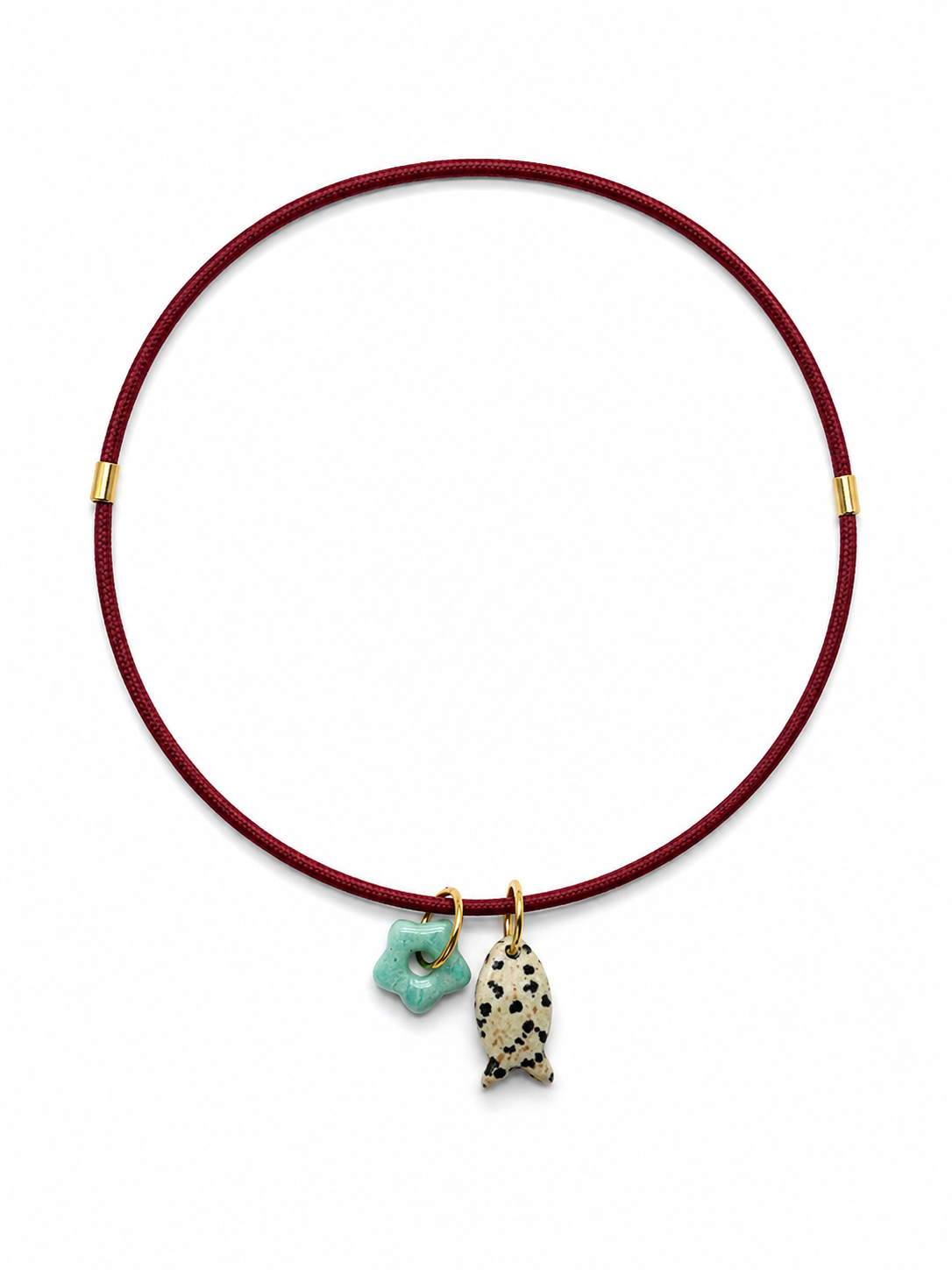 Charm flor de amazonita natural, otra vista — Ayutthaya&me