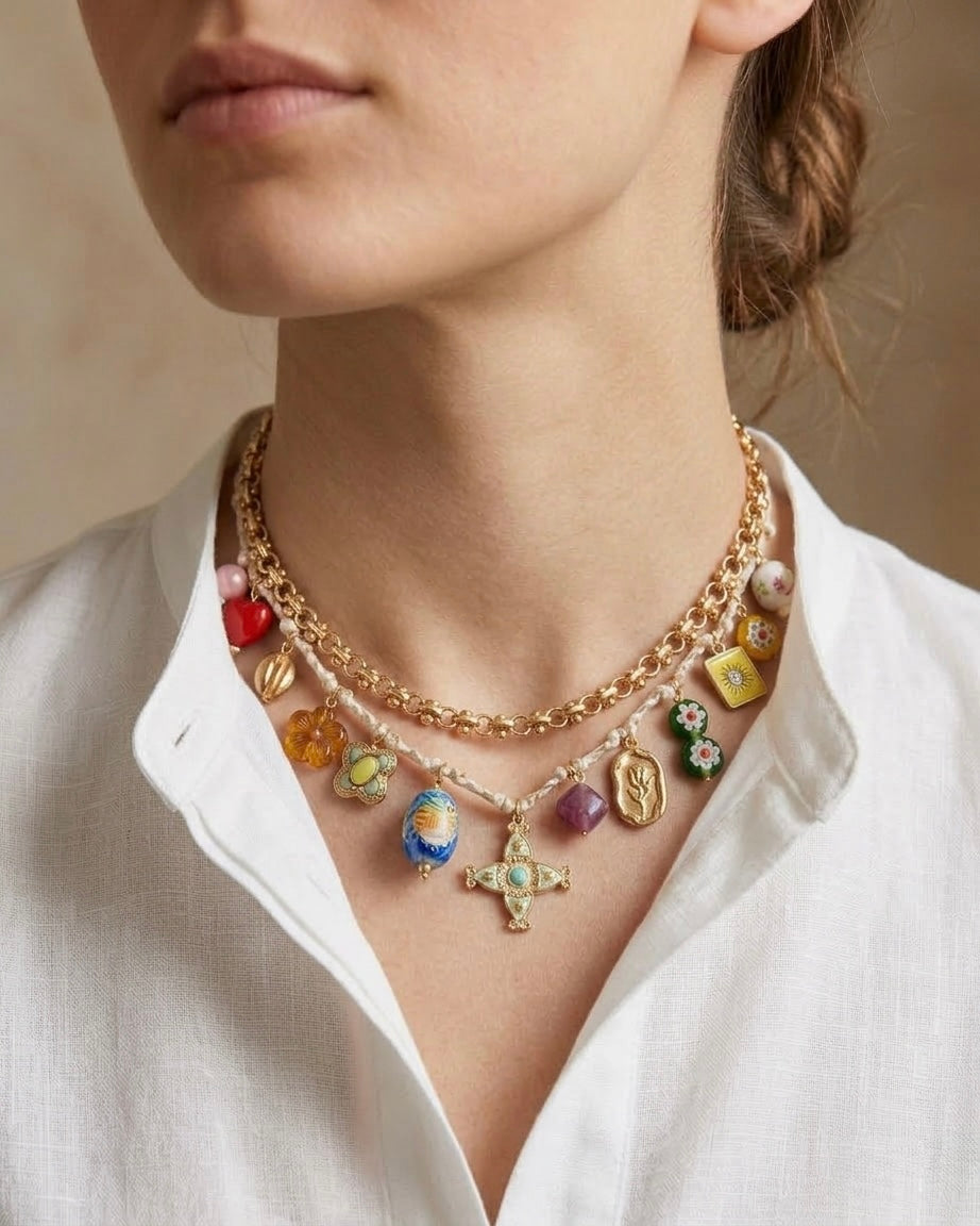 COLLAR DOBLE RELIQUIA