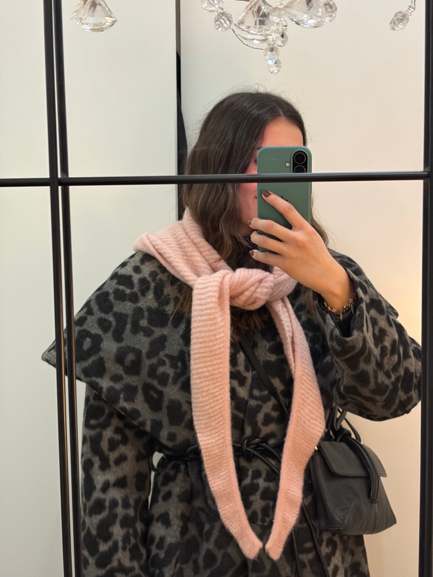 CAPUCHA PUNTO CANALÉ ROSA BEBÉ (con lana y alpaca)