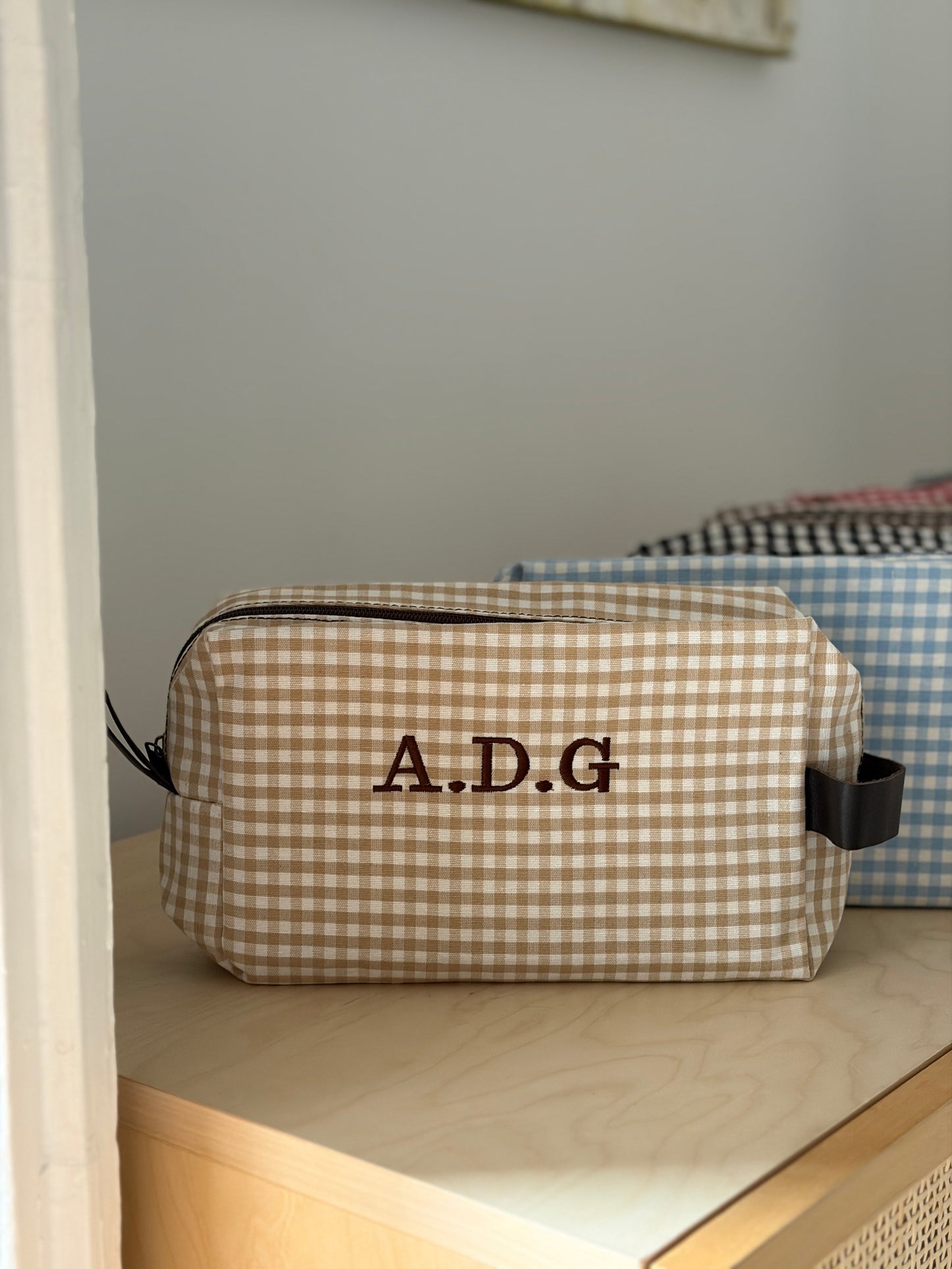 NECESER VICHY BEIGE (asas piel)