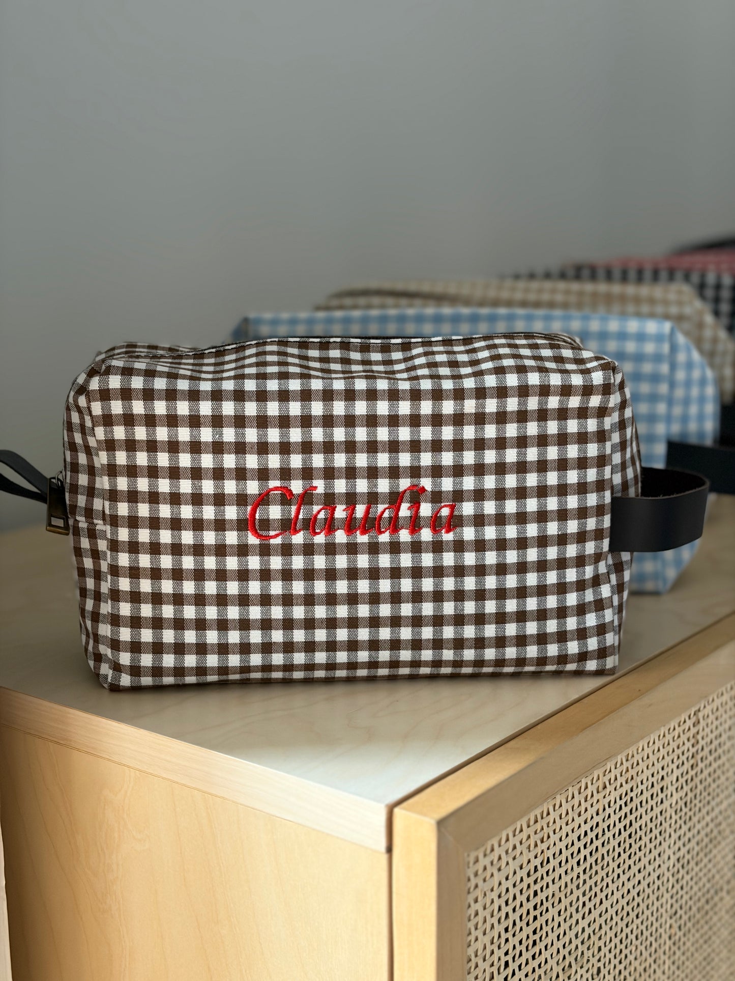 NECESER VICHY CHOCOLATE (asas piel)