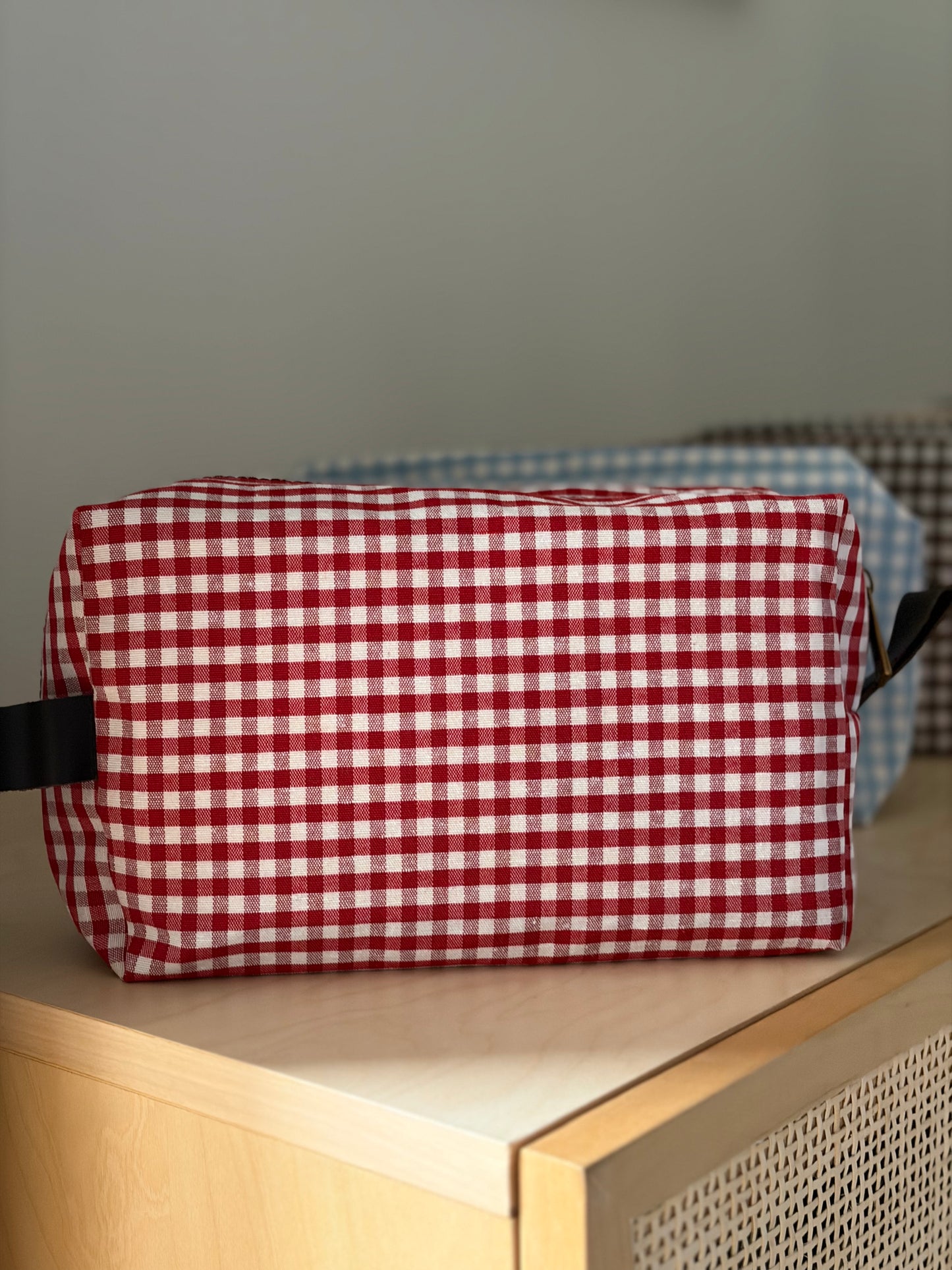 NECESER VICHY ROJO (asas piel)