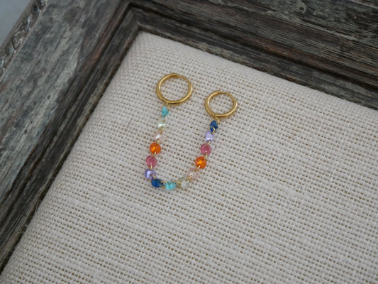 PENDIENTE DOBLE RAINBOW (UNIDAD)