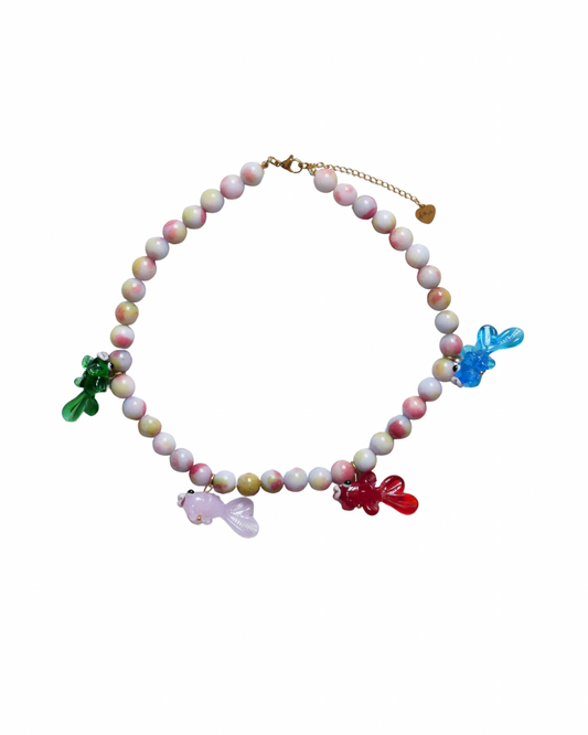 COLLAR GOLDFISH (jaspe natural)
