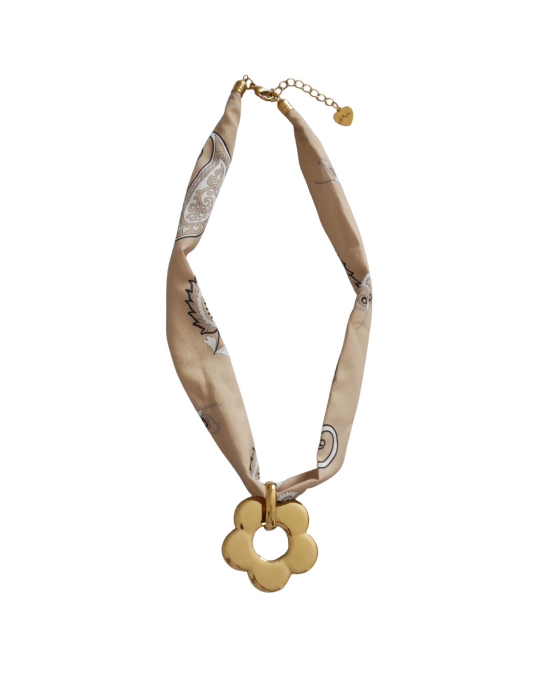 COLLAR DAISY BANDANA NUDE