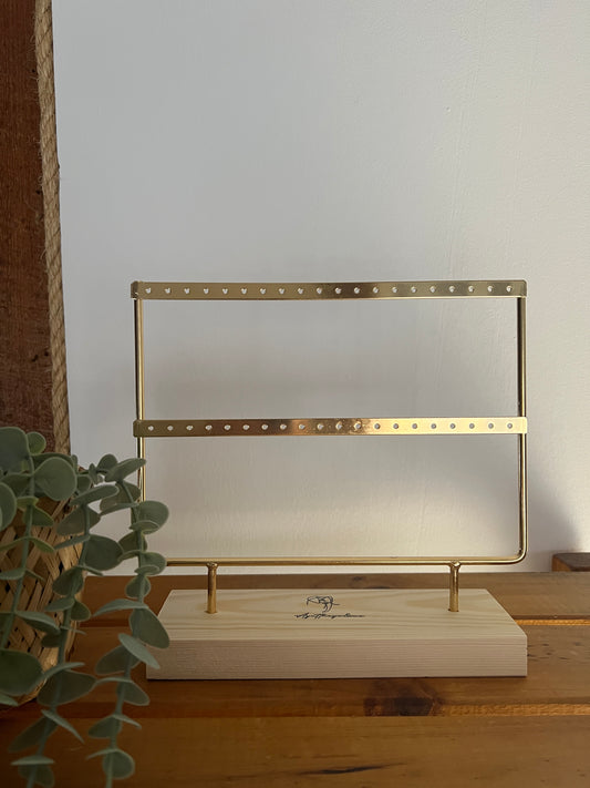 EXPOSITOR MINI DORADO